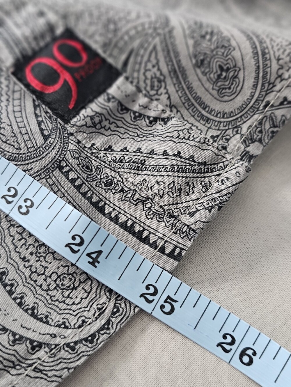 Panhandle Slim Women's Medium Black Gray Paisley Embroidered Pearl Snap Western - Picture 9 of 9